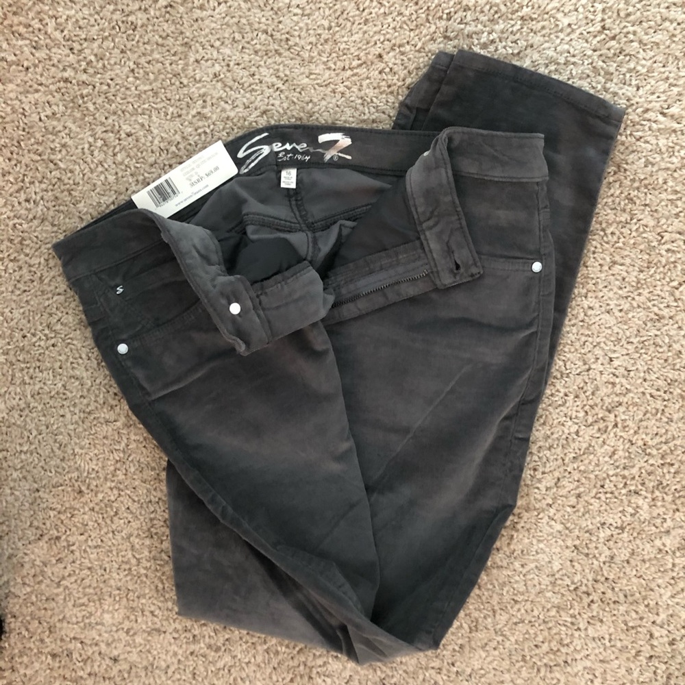 Seven Gray Corduroy Jeans